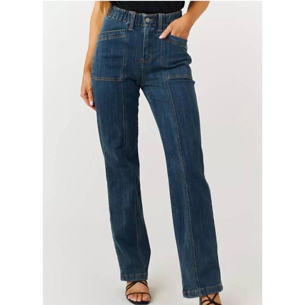 Judy Blue Dark Wash Straight Leg Jeans